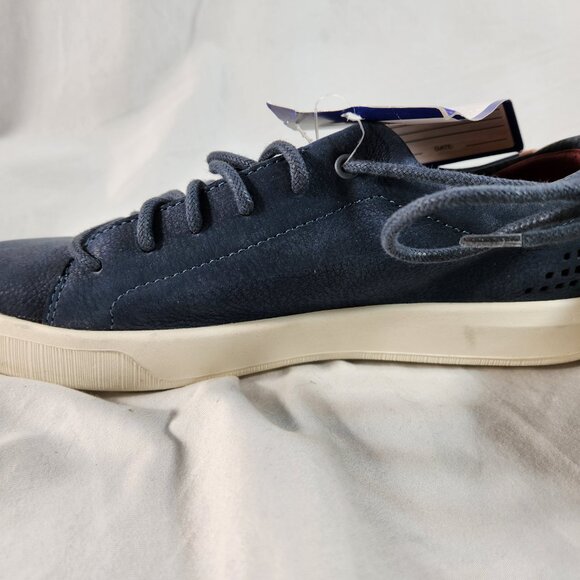 New SFC Mozo Women's MAVI Non-Slip Crew Leather Shoes Navy Blue M42168 US Size 7 - Picture 7 of 16